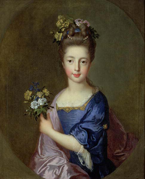 Princess Louisa Maria Teresa Stuart by Jean Francois de Troy,